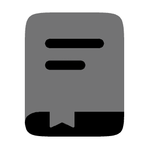 Book Bookmark Icon from Solar Bold Duotone Set