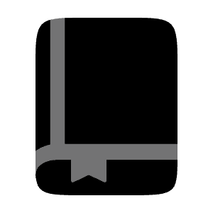 Book Bookmark Minimalistic Icon from Solar Bold Duotone Set