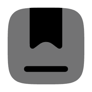 Bookmark Square Icon from Solar Bold Duotone Set