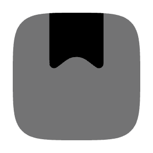 Bookmark Square Minimalistic Icon from Solar Bold Duotone Set