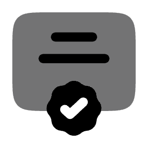 Diploma Verified Icon from Solar Bold Duotone Set