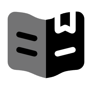 Notebook Bookmark Icon from Solar Bold Duotone Set