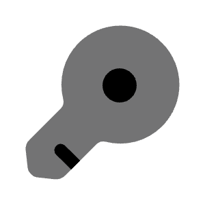 Key Minimalistic Icon from Solar Bold Duotone Set