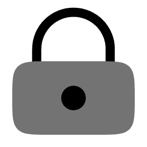 Lock Keyhole Icon from Solar Bold Duotone Set