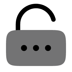 Lock Password Unlocked Icon from Solar Bold Duotone Set