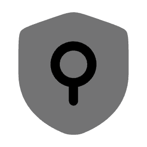 Shield Keyhole Minimalistic Icon from Solar Bold Duotone Set