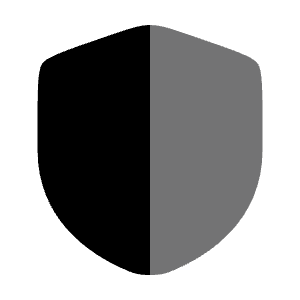 Shield Minimalistic Icon from Solar Bold Duotone Set