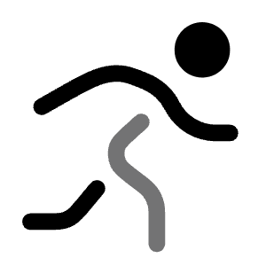 Running 4 Icon from Solar Bold Duotone Set