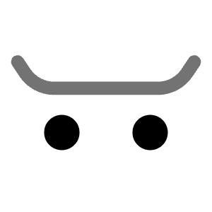 Skateboard Icon from Solar Bold Duotone Set