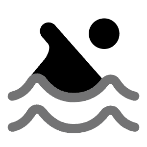 Swimming Icon from Solar Bold Duotone Set