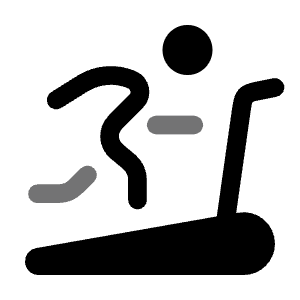 Treadmill Icon from Solar Bold Duotone Set