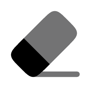 Eraser Icon from Solar Bold Duotone Set