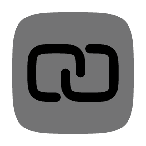 Link Square Icon from Solar Bold Duotone Set