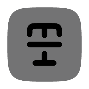 Text Cross Square Icon from Solar Bold Duotone Set