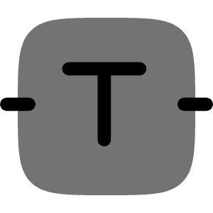Text Square 4 Icon from Solar Bold Duotone Set