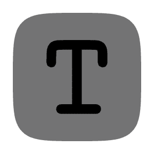 Text Square Icon from Solar Bold Duotone Set