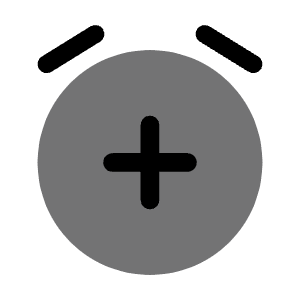 Alarm Add Icon from Solar Bold Duotone Set