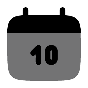 Calendar Date Icon from Solar Bold Duotone Set