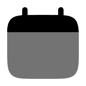 Calendar Minimalistic Icon from Solar Bold Duotone Set