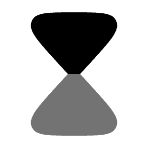Hourglass Icon from Solar Bold Duotone Set