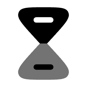Hourglass Line Icon from Solar Bold Duotone Set