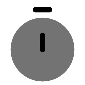 Stopwatch Icon from Solar Bold Duotone Set