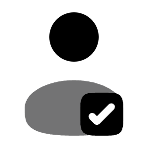 User Check Icon from Solar Bold Duotone Set