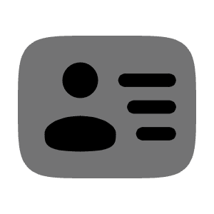 User Id Icon from Solar Bold Duotone Set