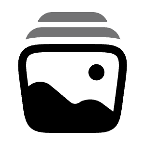 Album Icon from Solar Bold Duotone Set