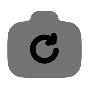 Camera Rotate Icon from Solar Bold Duotone Set