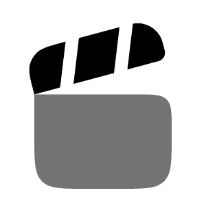 Clapperboard Open Icon from Solar Bold Duotone Set