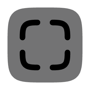 Full Screen Square Icon from Solar Bold Duotone Set