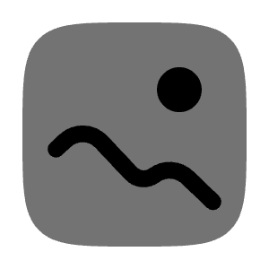 Gallery Minimalistic Icon from Solar Bold Duotone Set
