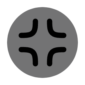 Quit Full Screen Circle Icon from Solar Bold Duotone Set