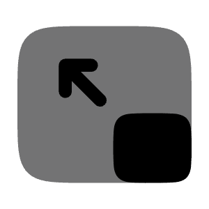 Quit PIP Icon from Solar Bold Duotone Set