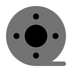 Reel 4 Icon from Solar Bold Duotone Set