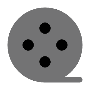 Reel Icon from Solar Bold Duotone Set