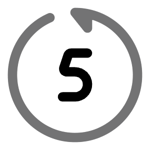 Rewind 5 Seconds Back Icon from Solar Bold Duotone Set