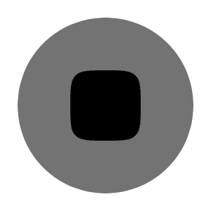 Stop Circle Icon from Solar Bold Duotone Set