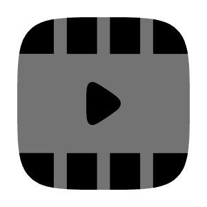 Video Frame Play Horizontal Icon from Solar Bold Duotone Set