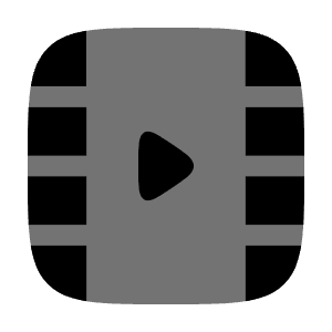 Video Frame Play Vertical Icon from Solar Bold Duotone Set