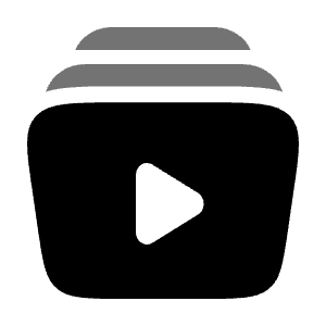 Video Library Icon from Solar Bold Duotone Set