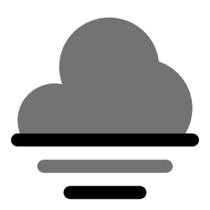 Fog Icon from Solar Bold Duotone Set