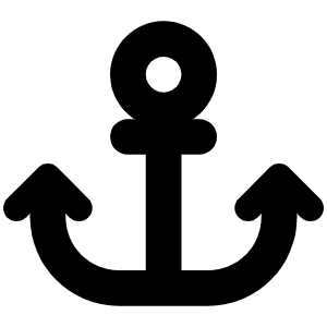 Anchor Icon from Font Awesome Solid Set