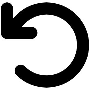 Arrow Rotate Left Icon from Font Awesome Solid Set