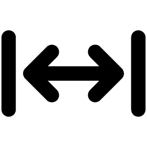 Arrows Left Right To Line Icon from Font Awesome Solid Set