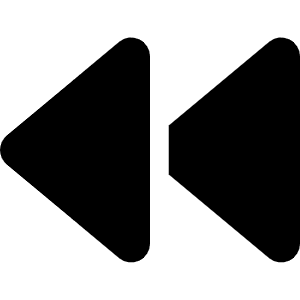 Backward Icon from Font Awesome Solid Set