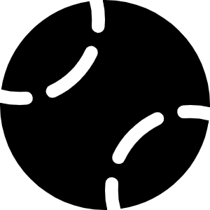 Baseball Icon from Font Awesome Solid Set