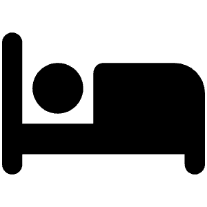 Bed Icon from Font Awesome Solid Set