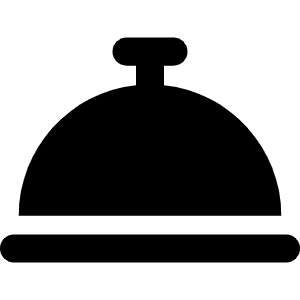 Bell Concierge Icon from Font Awesome Solid Set